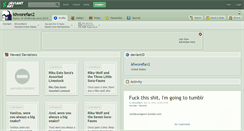 Desktop Screenshot of khvorefan2.deviantart.com