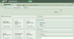 Desktop Screenshot of kyubiluver.deviantart.com