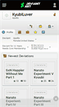 Mobile Screenshot of kyubiluver.deviantart.com