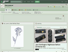 Tablet Screenshot of macca4ever.deviantart.com