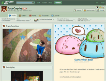 Tablet Screenshot of foxy-cosplay.deviantart.com