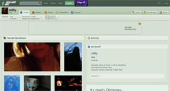 Desktop Screenshot of milily.deviantart.com