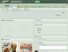 Tablet Screenshot of linray.deviantart.com
