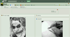 Desktop Screenshot of dheck.deviantart.com