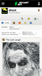 Mobile Screenshot of dheck.deviantart.com
