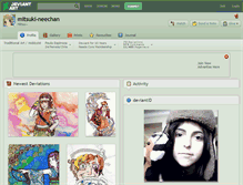 Tablet Screenshot of mitsuki-neechan.deviantart.com
