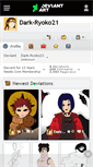 Mobile Screenshot of dark-ryoko21.deviantart.com