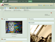 Tablet Screenshot of krazyy1.deviantart.com