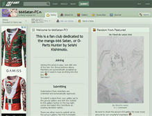 Tablet Screenshot of 666satan-fc.deviantart.com