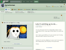 Tablet Screenshot of marnerbroman.deviantart.com