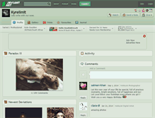 Tablet Screenshot of kyrelimit.deviantart.com