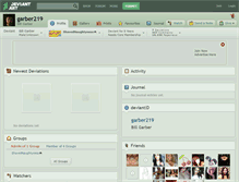 Tablet Screenshot of garber219.deviantart.com
