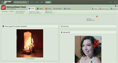 Desktop Screenshot of darkenedheart-stock.deviantart.com