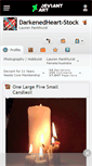 Mobile Screenshot of darkenedheart-stock.deviantart.com