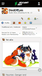 Mobile Screenshot of diedofeyes.deviantart.com