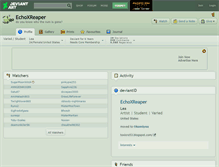 Tablet Screenshot of echoxreaper.deviantart.com