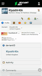 Mobile Screenshot of kiyoshi-kin.deviantart.com
