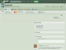 Tablet Screenshot of kiyoshi-kin.deviantart.com