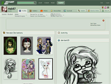 Tablet Screenshot of mab87.deviantart.com