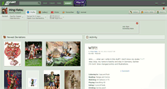 Desktop Screenshot of ming-hatsu.deviantart.com