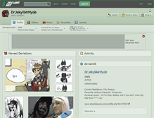 Tablet Screenshot of drjekyllmrhyde.deviantart.com