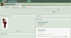 Desktop Screenshot of pinstripepotoroofans.deviantart.com