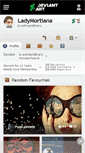 Mobile Screenshot of ladymortiana.deviantart.com