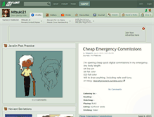 Tablet Screenshot of mitsuki21.deviantart.com