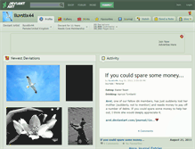 Tablet Screenshot of iluvstix44.deviantart.com