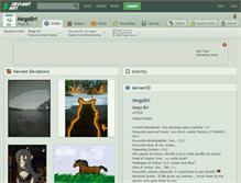 Tablet Screenshot of megabri.deviantart.com