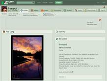 Tablet Screenshot of freespot.deviantart.com