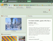 Tablet Screenshot of juutin.deviantart.com