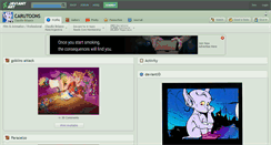 Desktop Screenshot of carutoons.deviantart.com