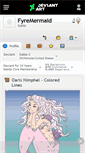 Mobile Screenshot of fyremermaid.deviantart.com