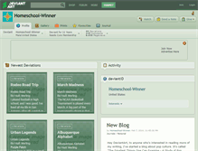 Tablet Screenshot of homeschool-winner.deviantart.com