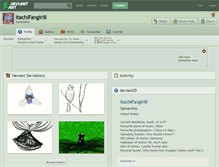 Tablet Screenshot of itachifangirl8.deviantart.com