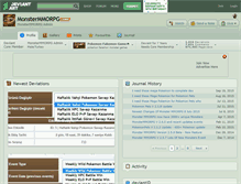 Tablet Screenshot of monstermmorpg.deviantart.com