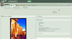 Desktop Screenshot of makesfive.deviantart.com