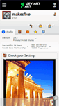 Mobile Screenshot of makesfive.deviantart.com