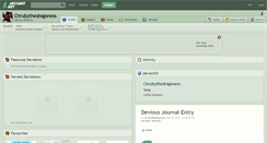 Desktop Screenshot of chrubythedragoness.deviantart.com