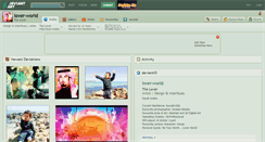 Desktop Screenshot of lover-world.deviantart.com
