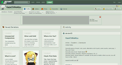 Desktop Screenshot of kazechinomizu.deviantart.com