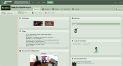 Desktop Screenshot of isaacsumdacgroup.deviantart.com