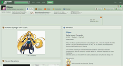 Desktop Screenshot of elliyos.deviantart.com