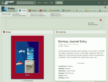 Tablet Screenshot of illufox.deviantart.com