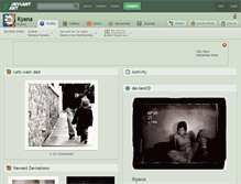 Tablet Screenshot of kyana.deviantart.com