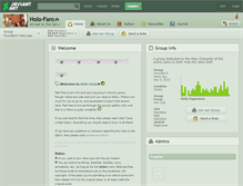 Tablet Screenshot of holo-fans.deviantart.com