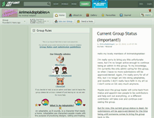 Tablet Screenshot of animeadoptables.deviantart.com