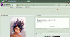 Desktop Screenshot of danieldeath.deviantart.com
