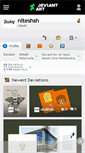 Mobile Screenshot of niteshsh.deviantart.com